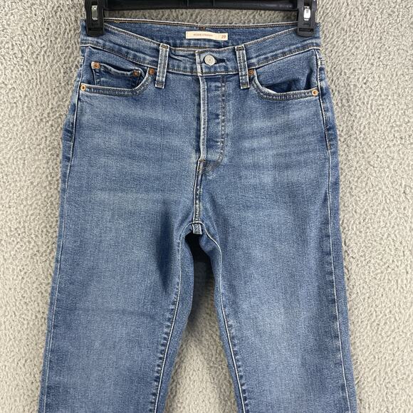 Levi's Women's Straight Leg Jeans - Blue - Picture 16 of 16